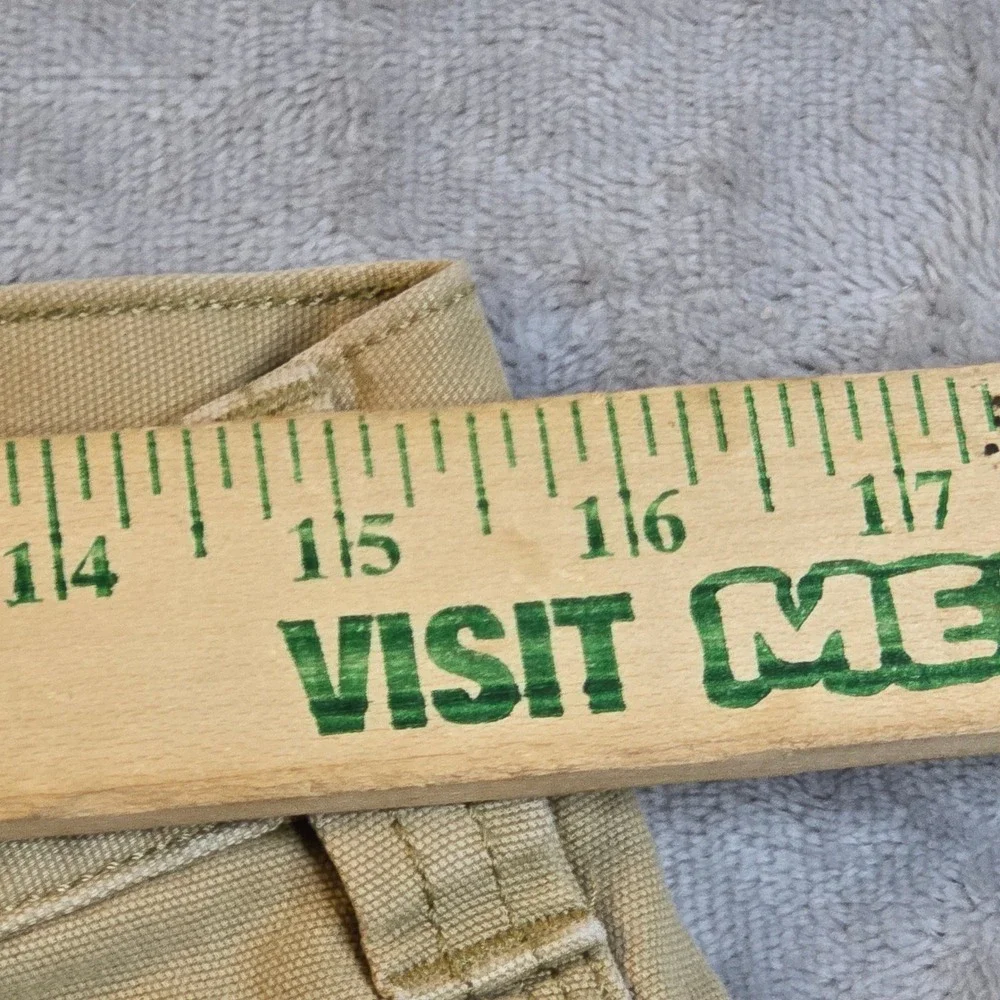 Carhartt Cargo Shorts Mens 31 Tan Rugged Flex Canvas Workwear Gorpcore Outdoor